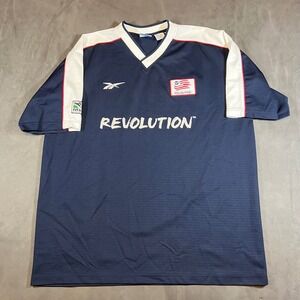 Vintage Reebok New England Revolution Soccer Jersey 1999 Home Mens XL MLS